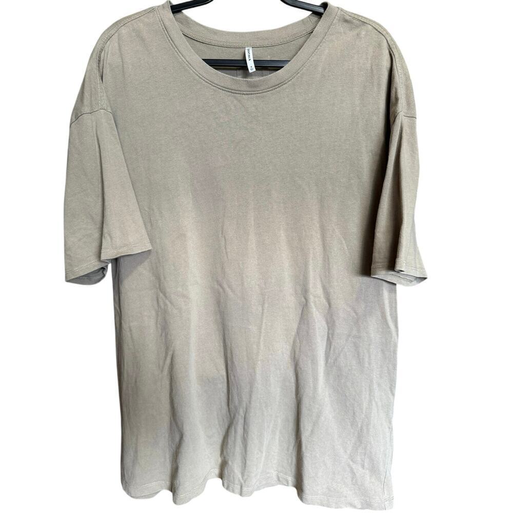 Essentials Fear Of God FOG Oversized Tee Shirt Crewneck Beige Cream Size Medium